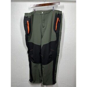 Trr Outdoor Sports Black felt lined mens Hiking, Outdoor, Travel Pants, Size 2Xl